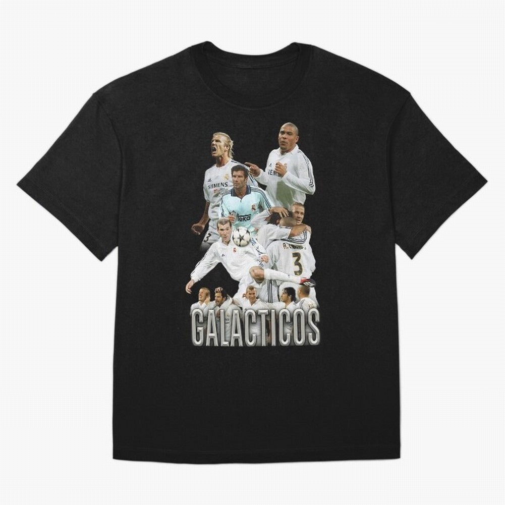 Real Madrid Galacticos Soccer Legends Collage Poster T-Shirt Celebrate The Magic Of FIFA World Cup 2026 USA Canada Fan Jersey, Nike Fan Tee, Portugal Supporter Shirt, Jordan Soccer Shirt, Neymar Adidas Match Day Top, Foden Japan Soccer Fans