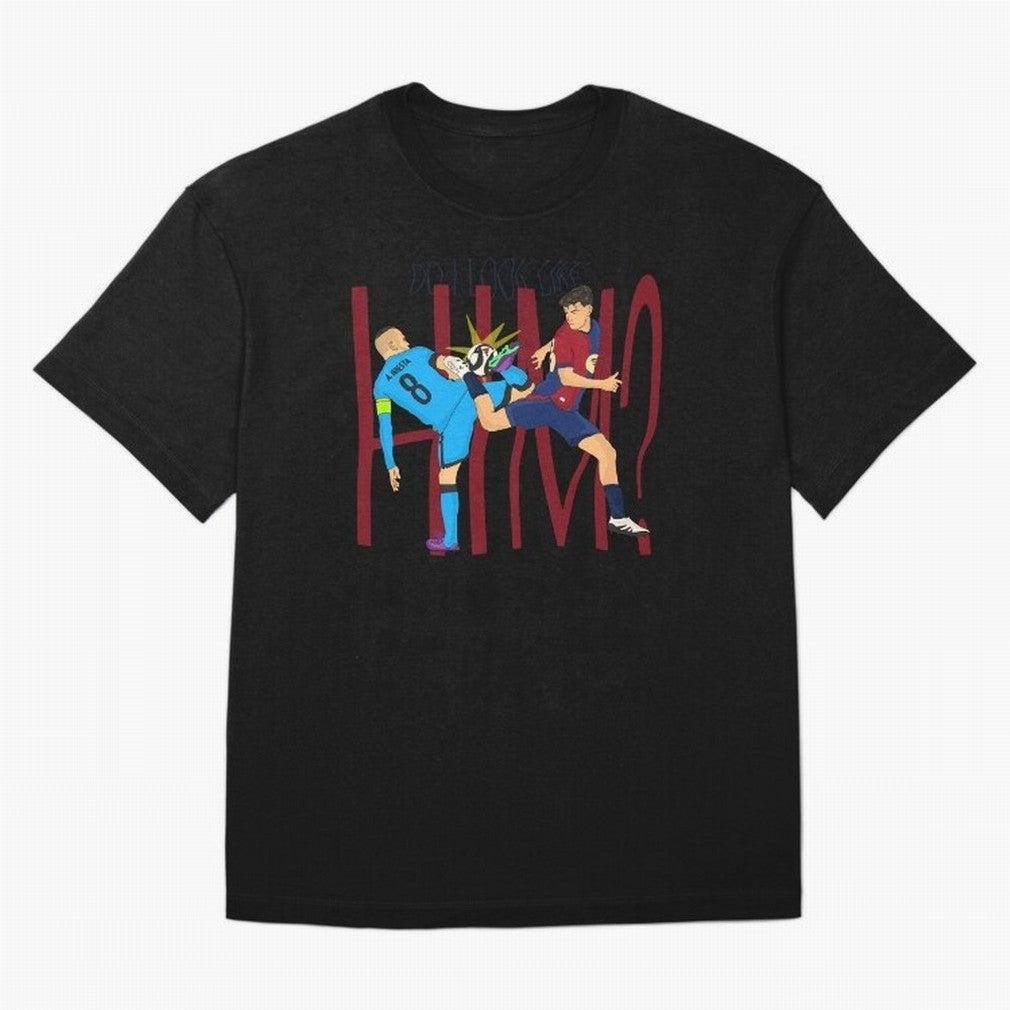Iniesta and pedri the past and present T-Shirt FIFA World Cup 2026 Canada Messi, Nike Football Jersey For Match Day, Adidas Soccer Shirt For Cristiano Ronaldo Fans, Jordan Fan Top, Pedri Argentina Group Stage