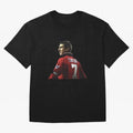 King of Manchester Eric Cantona T-Shirt Cristiano Ronaldo Germany Football Jersey, Nike Fan Tee, World Cup 2026, Jordan Soccer Shirt, Adidas Match Day Top, Foden France Soccer Fans