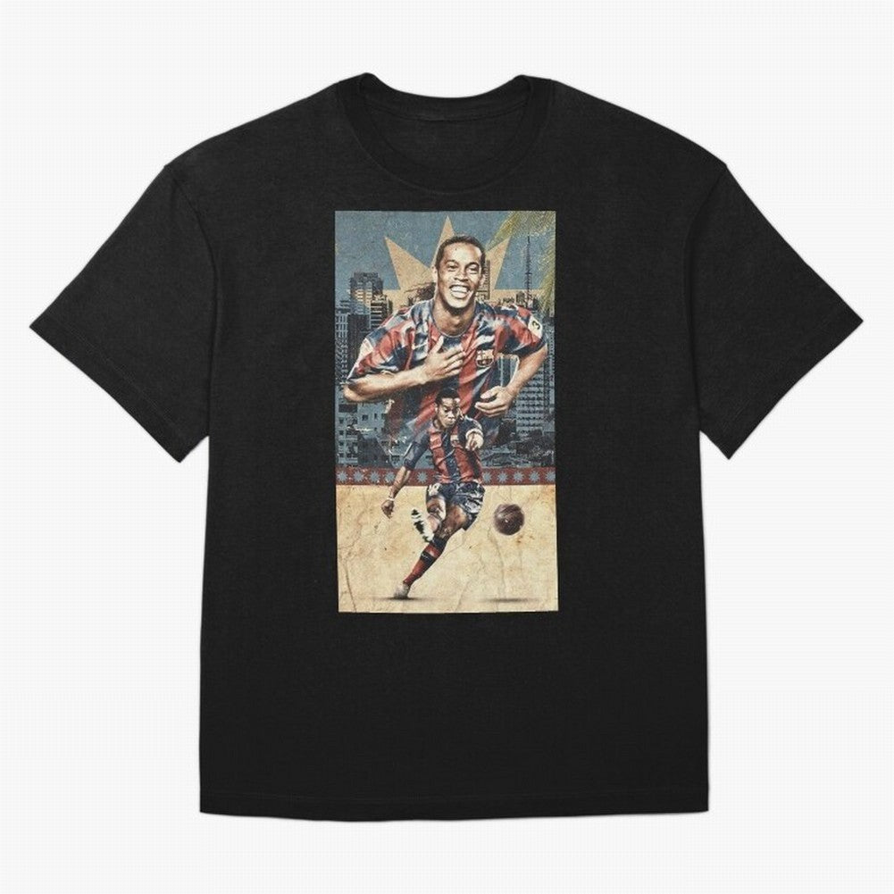 Ronaldinho Design T-Shirt Messi France Football Jersey, Jordan Supporter Tee, World Cup 2026, Nike World Cup Shirt, Adidas Football Fan Top, Yamal USA Goal Celebration