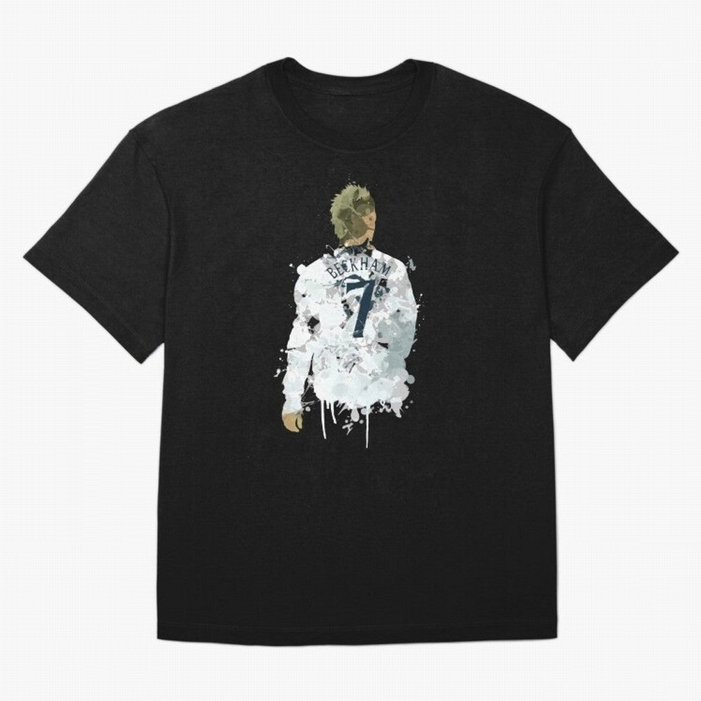 David Beckham England Captain Art T-Shirt Celebrate Golden Goal Energy In The FIFA World Cup 2026 Jersey, Jordan Supporter Tee, Messi Portugal Fans, Nike World Cup Shirt, Adidas Football Fan Top, Pedri Australia Goal Celebration
