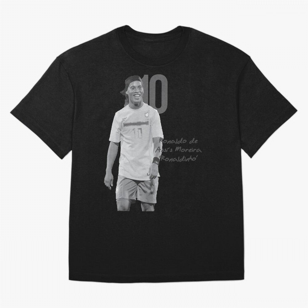 Ronaldo de Assis Moreira Ronaldinho T-Shirt Messi Argentina Football Jersey, Nike Football Tee, World Cup 2026, Adidas Soccer Shirt, Jordan Fan Top, Musiala France Group Stage