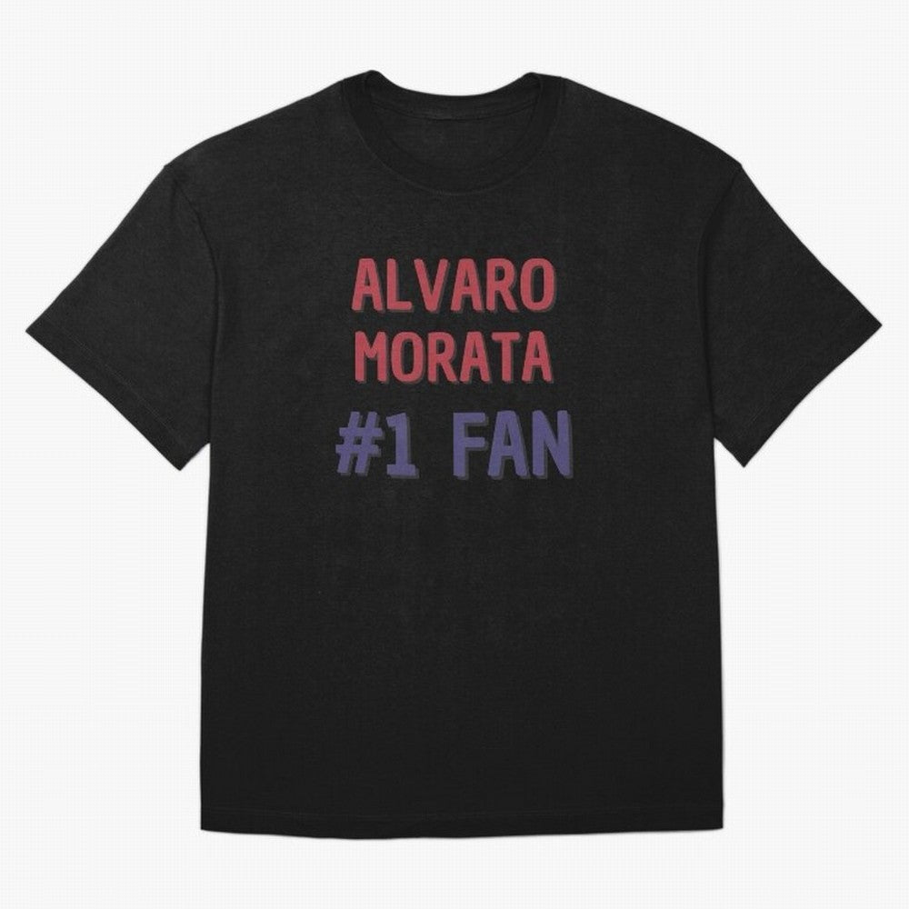 Alvaro Morata - #1 Fan T-Shirt FIFA World Cup 2026 Canada Griezmann, Jordan Football Jersey For Goal Celebration, Adidas Fan Shirt For Messi Fans, Nike Supporter Top, Musiala Uruguay Football Fans