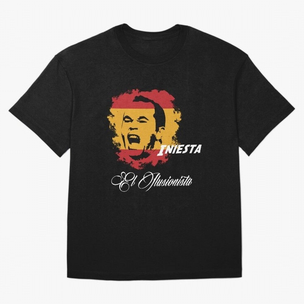 Spain Andres Iniesta Football World Cup 2014 T-Shirt FIFA World Cup 2026 Argentina Griezmann Jersey, Adidas Match Day Tee, Cristiano Ronaldo Portugal Fans, Jordan Football Shirt, Nike Soccer Fan Top, Musiala Mexico Football Fans