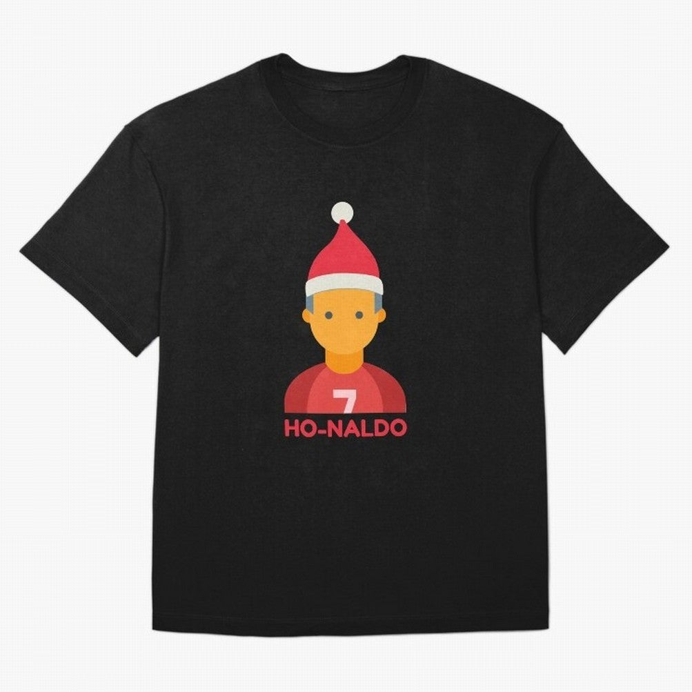 HO-NALDO - Funny Ronaldo Christmas T-Shirt Argentina Messi World Cup 2026 Jersey, Adidas Soccer Tee, Match Day, Nike Football Fan Shirt, Jordan Supporter Top, Haaland Morocco Supporter Night
