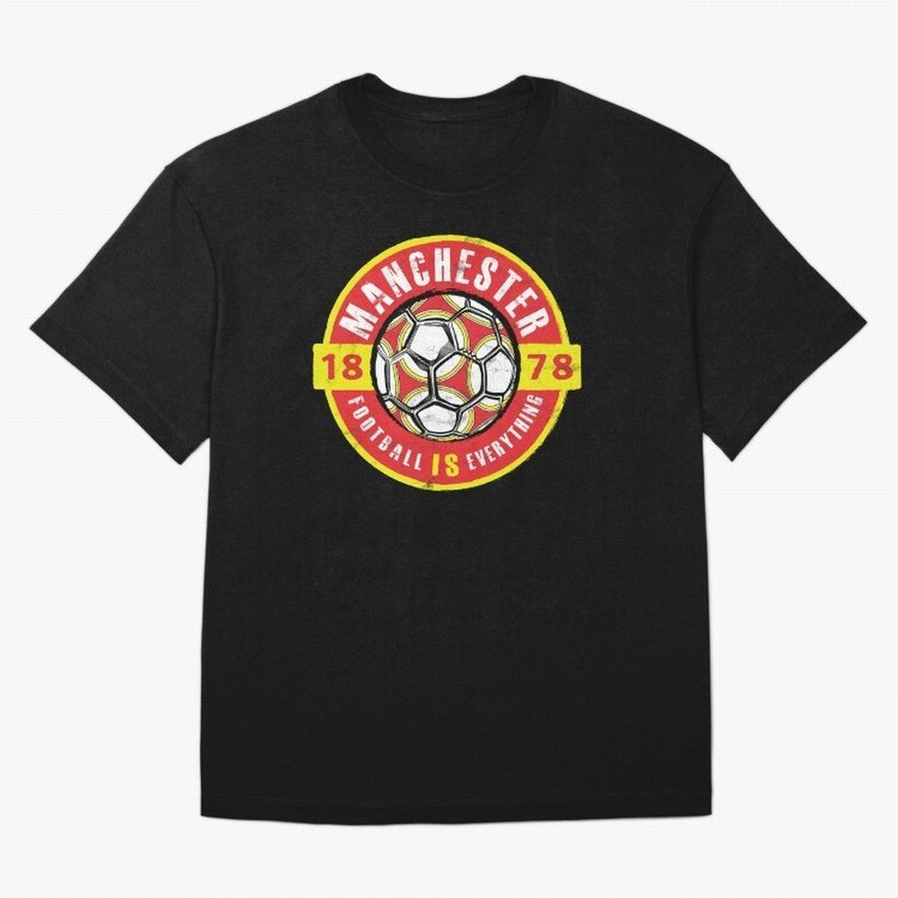 Football Is Everything - Manchester Fan Vintage T-Shirt CR7 Argentina Football Jersey, Adidas Football Tee, World Cup 2026, Nike Soccer Shirt, Jordan Match Day Top, Neymar Norway Watch Party