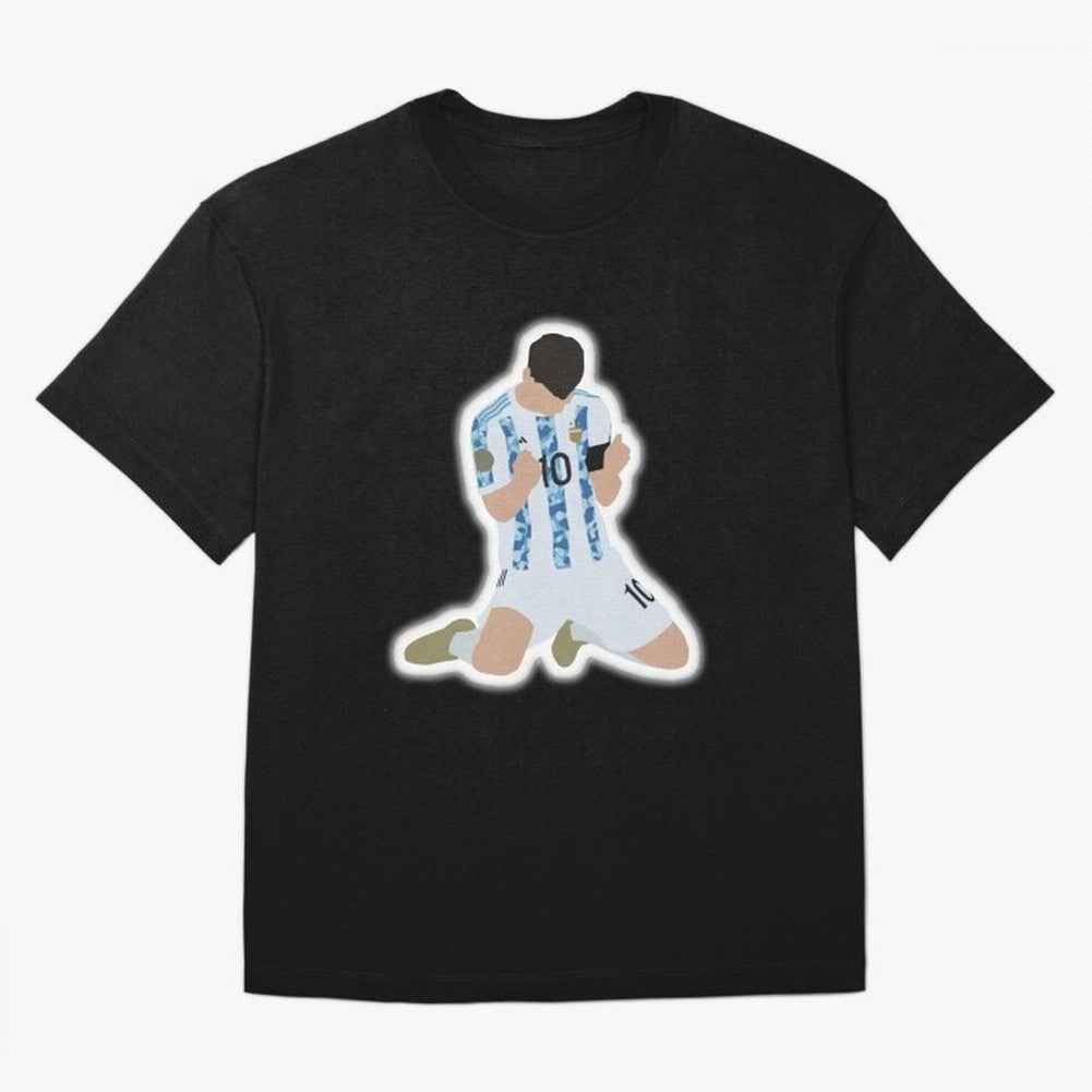 Messi Art Illustration Essential T-Shirt Cheer For FIFA World Cup 2026 Group Stage Spirit, Nike Fan Jersey For Group Stage, Jordan Soccer Shirt For Mbappe Fans, Adidas Match Day Top, Lewandowski Argentina Soccer Fans