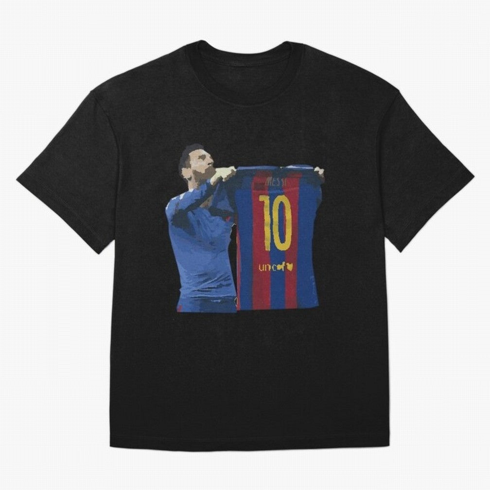 Lionel Messi celebration Classic T-Shirt FIFA World Cup 2026 Argentina De Bruyne Jersey, Jordan Supporter Tee, Neymar France Fans, Nike World Cup Shirt, Adidas Football Fan Top, Mbappe Paraguay Goal Celebration