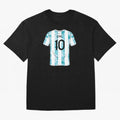 Jersey Illustration LeoMessi Classic T-Shirt Turn Up For The FIFA World Cup 2026 Journey Through, Jordan Football Jersey For Fan Club, Adidas Fan Shirt For Mbappe Fans, Nike Supporter Top, CR7 Canada Knockout Round