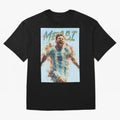 The Messiah T-Shirt Feel The Trophy Chase Of The FIFA World Cup 2026 Journey Fan Jersey, Adidas Football Tee, Spain Supporter Shirt, Nike Soccer Shirt, Messi Jordan Match Day Top, Saka Brazil Watch Party