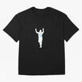 Lionel Messi Iconic Celebration Pose - Argentina Colors Classic T-Shirt Mbappe Argentina Football Jersey, Adidas Match Day Tee, World Cup 2026, Jordan Football Shirt, Nike Soccer Fan Top, Haaland Belgium Knockout Round