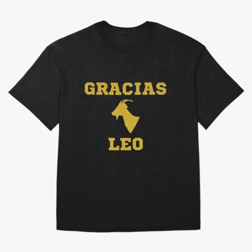 Gracias Leo| Perfect Gift For you and friends Classic T-Shirt Fuel Match Day Hype Around FIFA World Cup 2026 USA Canada Fan Jersey, Nike Football Tee, Netherlands Supporter Shirt, Adidas Soccer Shirt, Messi Jordan Fan Top, Foden Brazil Stadium Chant