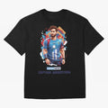 Lionel Messi Captain Argentina T-Shirt Create FIFA World Cup 2026 USA Canada Mexico Spirit, Adidas Football Jersey For Final Match, Nike Soccer Shirt For Messi Fans, Jordan Match Day Top, Haaland Ecuador Stadium Chant