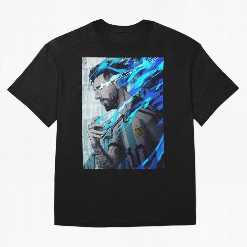 LIONEL MESSI NEW GOAL CELEBRATION ILLUSTRATION 2023 2024 T-Shirt Bring Retro Soccer Energy To FIFA World Cup 2026 With Fan Jersey, Nike Fan Tee, England Supporter Shirt, Jordan Soccer Shirt, Neymar Adidas Match Day Top, Cristiano Ronaldo Japan Goal