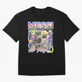 Lionel Messi Graphic Design Classic T-Shirt Join The Countdown To FIFA World Cup 2026 Group Stage For Jersey, Nike Match Day Shirt, Messi Argentina Fans, Adidas Supporter Tee, Jordan Soccer Fan Top, Son Mexico Trophy Race