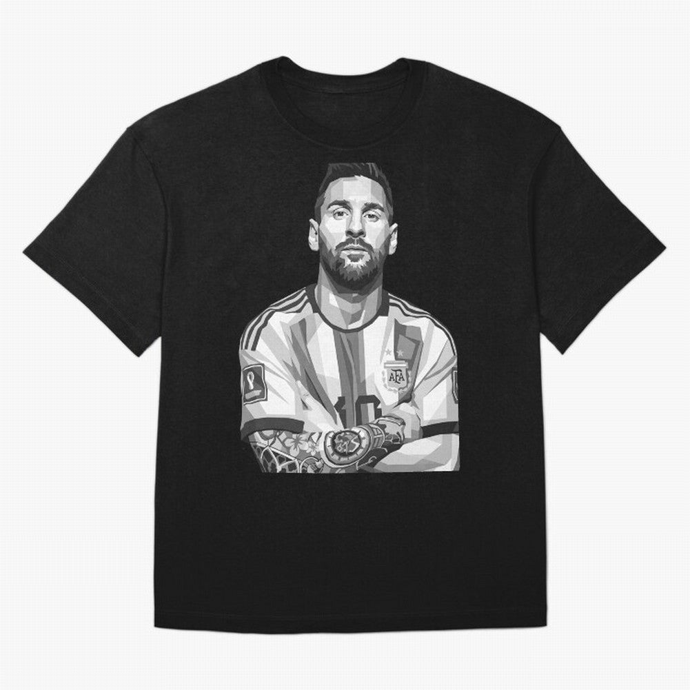 Messi grayscale Classic T-Shirt Messi Argentina Football Jersey, Jordan Supporter Tee, World Cup 2026, Nike World Cup Shirt, Adidas Football Fan Top, Vinicius Belgium Goal Celebration