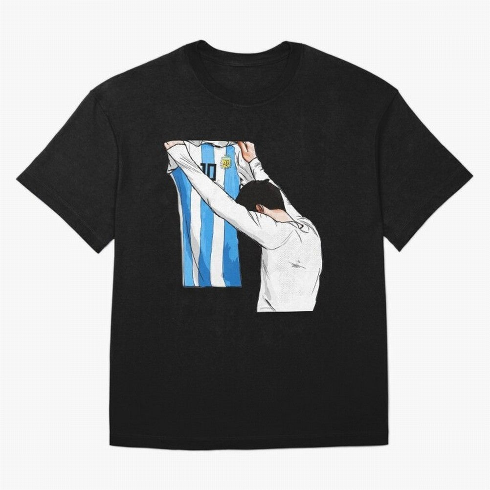 Lionel Messi holding his shirt, Argentina copa america Classic T-Shirt Haaland Netherlands Football Jersey, Nike Football Tee, World Cup 2026, Adidas Soccer Shirt, Jordan Fan Top, Kane Norway Watch Party