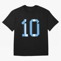 10 - Lionel Messi - Argentina Colours Baseball Cap Classic T-Shirt FIFA World Cup 2026 Argentina Messi Jersey, Jordan Supporter Tee, Messi Argentina Fans, Nike World Cup Shirt, Adidas Football Fan Top, Pedri England Goal Celebration