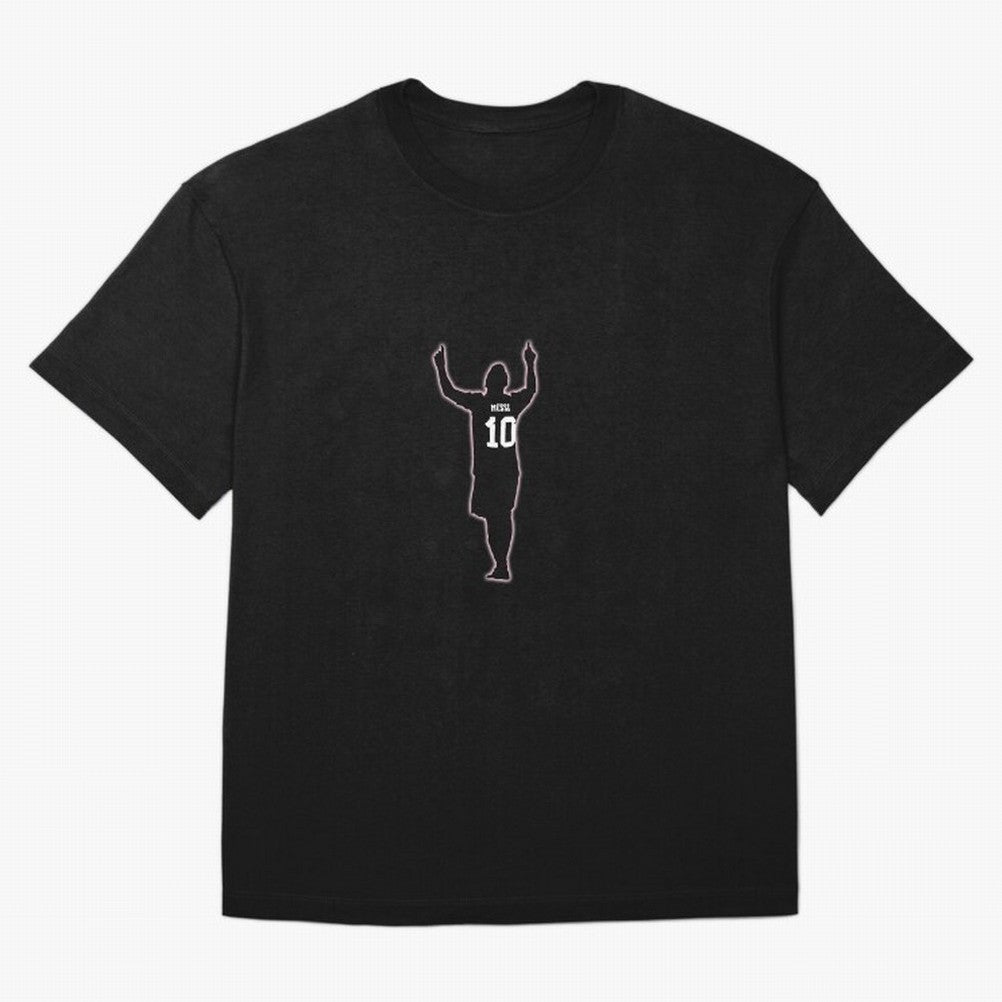 Lionel Messi Iconic Celebration Pose - Inter Miami Colors Classic T-Shirt Celebrate Rivalries And Pride In The FIFA World Cup 2026 Jersey, Nike Match Day Shirt, Cristiano Ronaldo Portugal Fans, Adidas Supporter Tee, Jordan Soccer Fan Top,