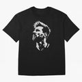 Messi Stencil Graphic poster design Classic T-Shirt Celebrate Global Passion For The FIFA World Cup 2026 USA, Jordan Supporter Jersey For Group Stage, Nike World Cup Shirt For Mbappe Fans, Adidas Football Fan Top, Vinicius Ecuador Goal Celebration