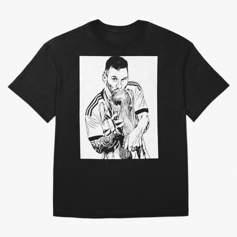 Lionel Messi white and black art T-Shirt Represent Match Day Hype Around FIFA World Cup 2026 Group, Nike Football Jersey For Match Day, Adidas Soccer Shirt For Messi Fans, Jordan Fan Top, Modric Uruguay Stadium Chant