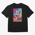 Messi in action Graphic poster design Classic T-Shirt Haaland Netherlands Football Jersey, Nike Fan Tee, World Cup 2026, Jordan Soccer Shirt, Adidas Match Day Top, Musiala Ghana Goal Celebration