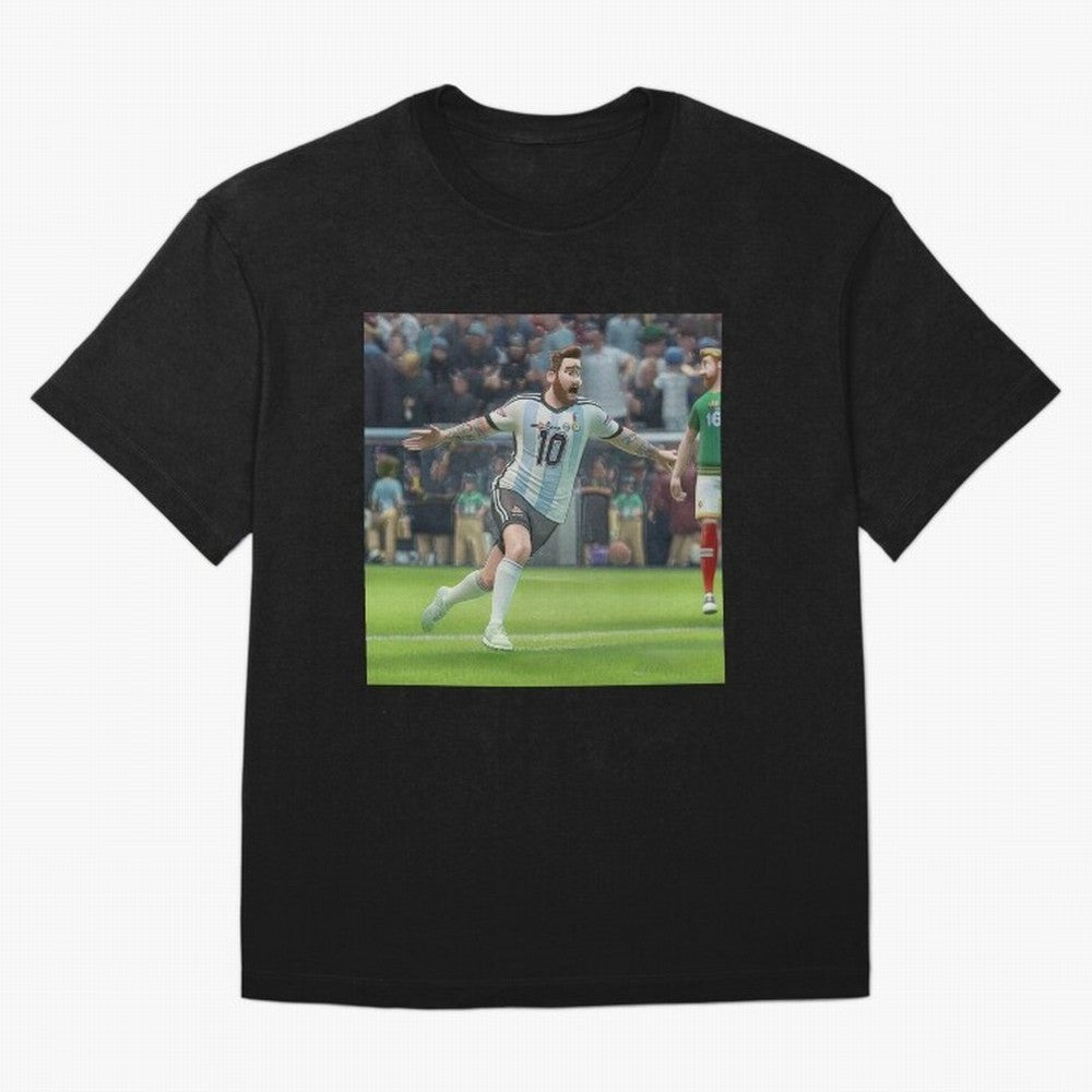 Lionel Messi caricature Classic T-Shirt Messi Portugal Football Jersey, Nike Fan Tee, World Cup 2026, Jordan Soccer Shirt, Adidas Match Day Top, Messi Norway Final Match