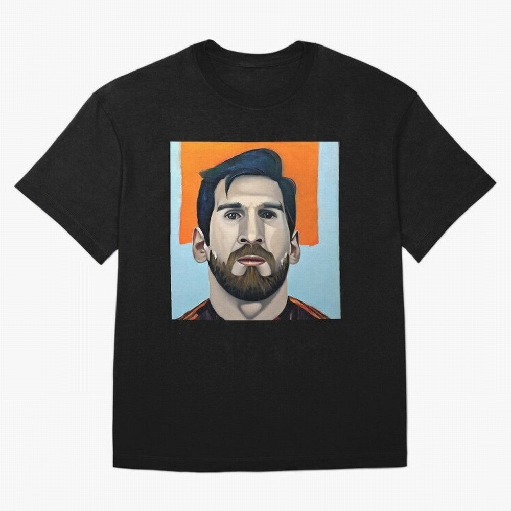 portrait of Messi with beard Classic T-Shirt Represent The FIFA World Cup 2026 Group Stage Journey Fan Jersey, Adidas Football Tee, Germany Supporter Shirt, Nike Soccer Shirt, Mbappe Jordan Match Day Top, CR7 Germany Stadium Chant