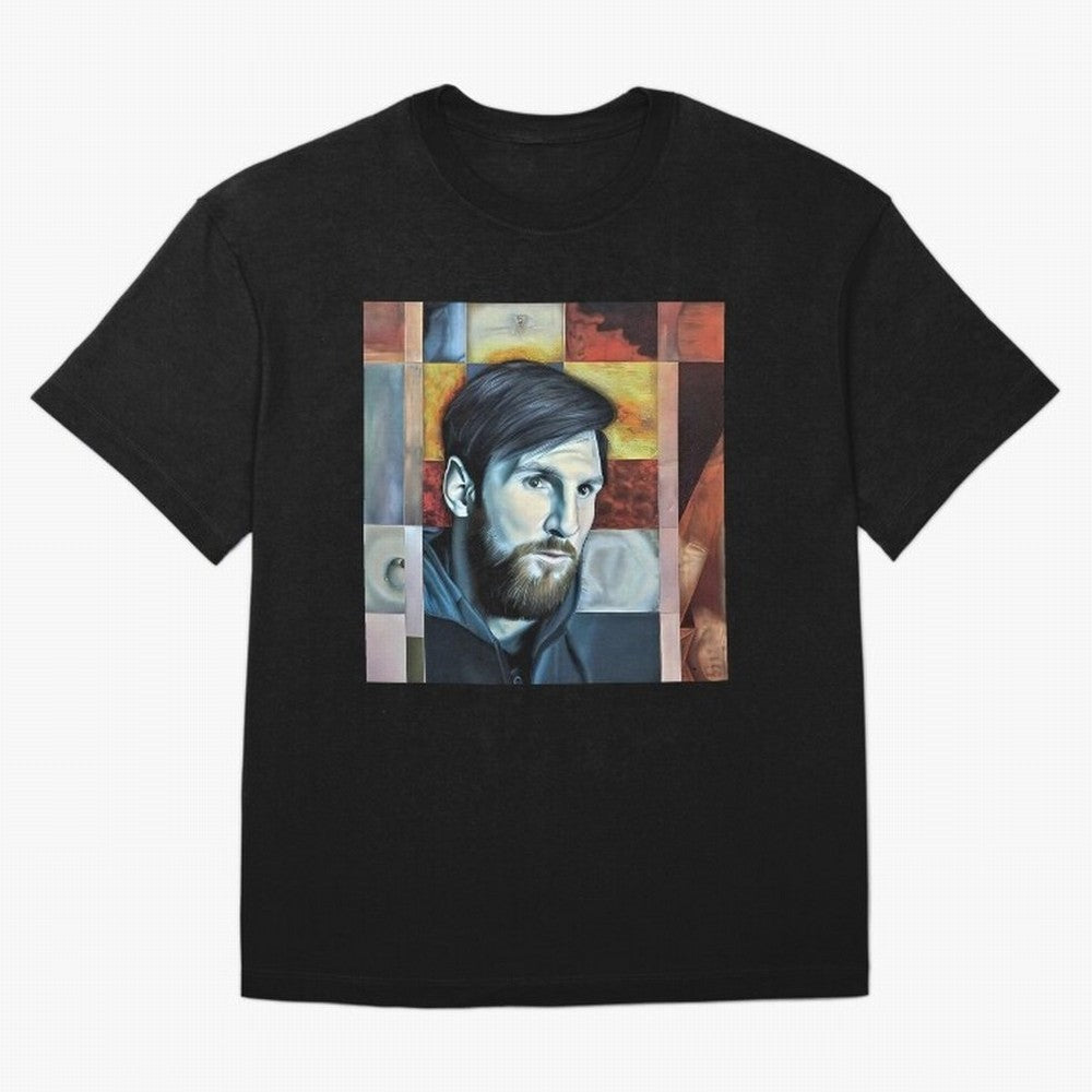 Messi on digital board T-Shirt Argentina Cristiano Ronaldo World Cup 2026 Jersey, Adidas Match Day Tee, Group Stage, Jordan Football Shirt, Nike Soccer Fan Top, Haaland Senegal Knockout Round