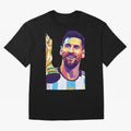 Messi wpap pop art Classic T-Shirt Portugal Mbappe World Cup 2026 Jersey, Jordan Football Tee, Fan Club, Adidas Fan Shirt, Nike Supporter Top, Salah Switzerland Knockout Round