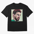 Painterly Messi Classic T-Shirt Bring A Vintage Feel To FIFA World Cup 2026 For Fans Of, Nike Fan Jersey For Final Match, Jordan Soccer Shirt For Cristiano Ronaldo Fans, Adidas Match Day Top, Lewandowski Canada Soccer Fans