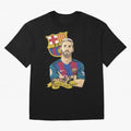 Lionel Messi (Barcelona) artwork Classic T-Shirt Cristiano Ronaldo Argentina Football Jersey, Nike Fan Tee, World Cup 2026, Jordan Soccer Shirt, Adidas Match Day Top, Messi Ghana Final Match