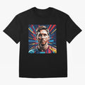 Lionel Messi Pop-Art Portrait T-Shirt Join Supporters Worldwide For The FIFA World Cup 2026, Jordan Supporter Jersey For Watch Party, Nike World Cup Shirt For CR7 Fans, Adidas Football Fan Top, Lewandowski Ecuador Soccer Fans