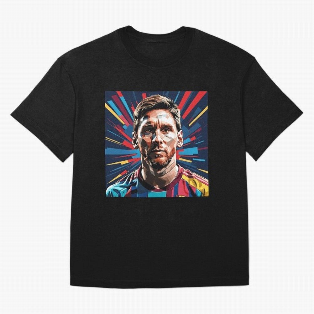 Lionel Messi Pop-Art Portrait T-Shirt Join Supporters Worldwide For The FIFA World Cup 2026, Jordan Supporter Jersey For Watch Party, Nike World Cup Shirt For CR7 Fans, Adidas Football Fan Top, Lewandowski Ecuador Soccer Fans