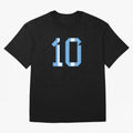 10 - Lionel Messi - Argentina Colours Classic T-Shirt FIFA World Cup 2026 Argentina Messi Jersey, Nike Match Day Shirt, Cristiano Ronaldo England Fans, Adidas Supporter Tee, Jordan Soccer Fan Top, CR7 Paraguay Supporter Night