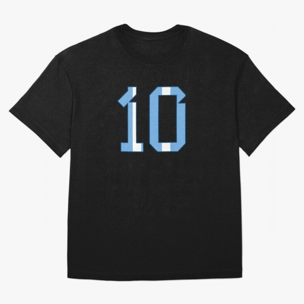 10 - Lionel Messi - Argentina Colours Classic T-Shirt FIFA World Cup 2026 Argentina Messi Jersey, Nike Match Day Shirt, Cristiano Ronaldo England Fans, Adidas Supporter Tee, Jordan Soccer Fan Top, CR7 Paraguay Supporter Night