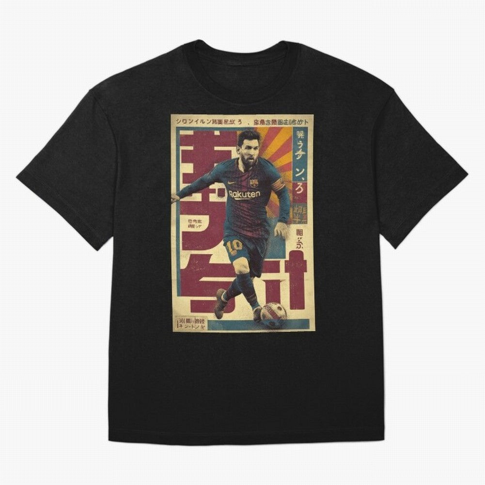 Retro 70's Japanese Messi T-Shirt Bring Champion Energy Into FIFA World Cup 2026 For Fans Fan Jersey, Jordan Football Tee, England Supporter Shirt, Adidas Fan Shirt, Haaland Nike Supporter Top, Rodri Colombia Knockout Round