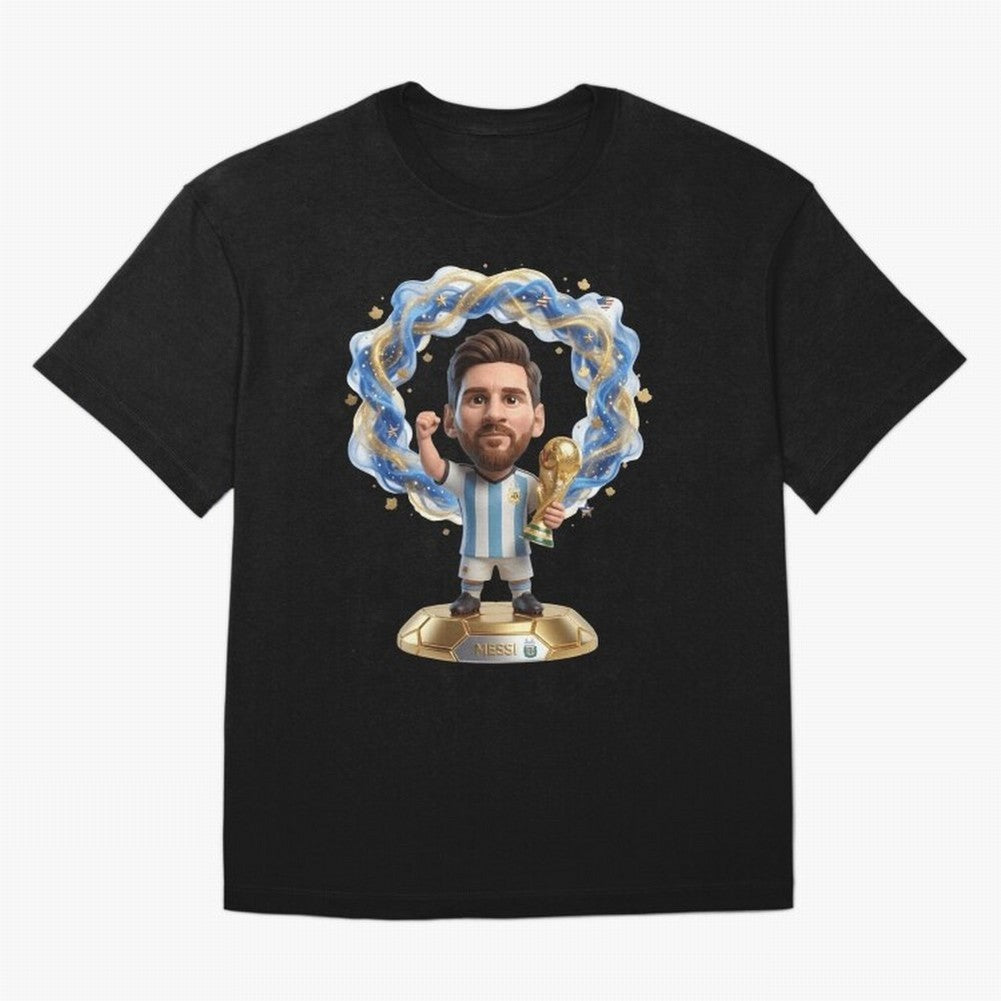 Messi Argentina 2026 - Legend Soccer Chibi 3D Classic T-Shirt Keep Football History Alive During FIFA World Cup 2026 Jersey, Nike Fan Tee, Mbappe Portugal Fans, Jordan Soccer Shirt, Adidas Match Day Top, Messi Mexico Final Match