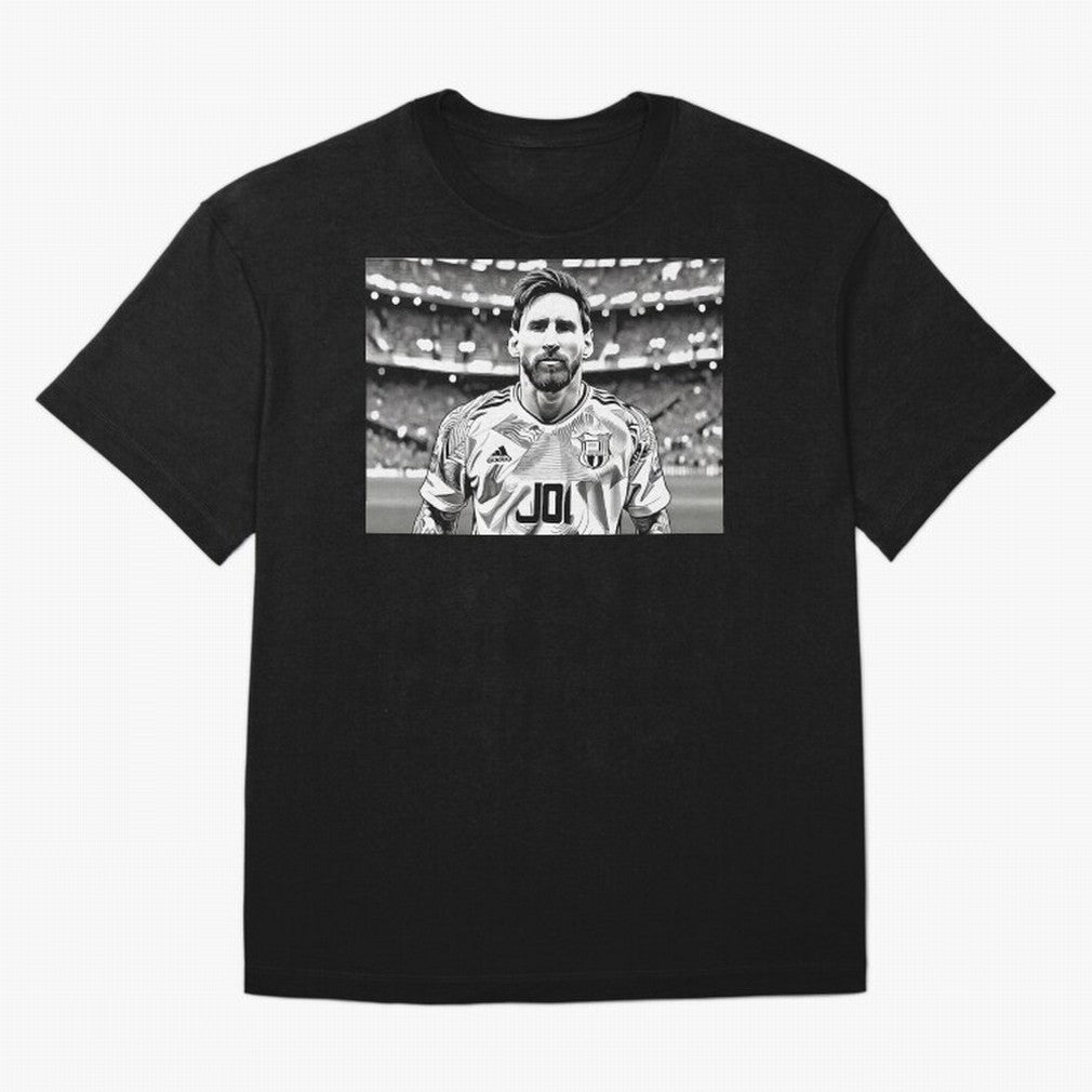 Messi Pop Art Portrait T-Shirt Netherlands Messi World Cup 2026 Jersey, Nike Fan Tee, Group Stage, Jordan Soccer Shirt, Adidas Match Day Top, Bellingham Netherlands Final Match
