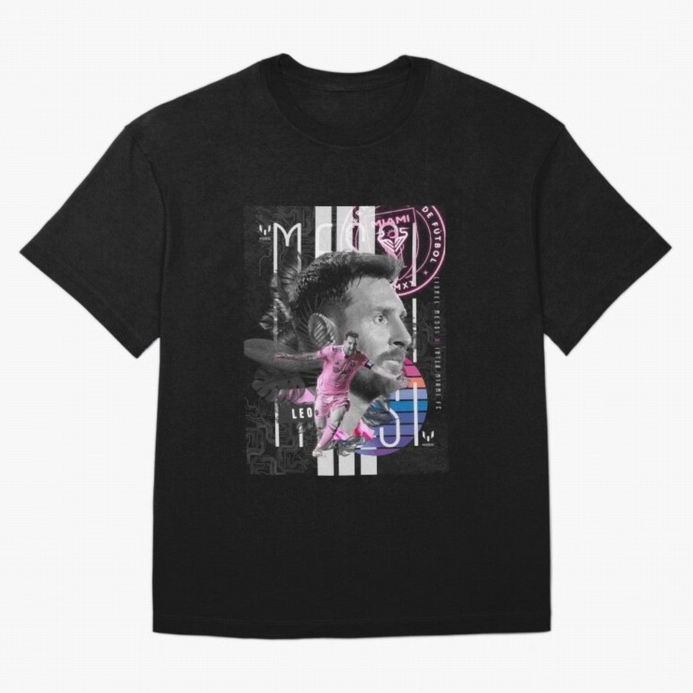 Messi Pop Art Portrait Classic T-Shirt Represent Global Football Passion For FIFA World Cup 2026 Fan Jersey, Jordan Football Tee, Spain Supporter Shirt, Adidas Fan Shirt, Neymar Nike Supporter Top, Haaland Japan Knockout Round