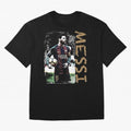 Messi Pop Art Portrait T-Shirt FIFA World Cup 2026 Canada Saka, Nike Fan Jersey For Group Stage, Jordan Soccer Shirt For Messi Fans, Adidas Match Day Top, Salah Canada Soccer Fans