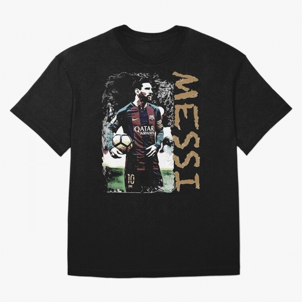 Messi Pop Art Portrait T-Shirt FIFA World Cup 2026 Canada Saka, Nike Fan Jersey For Group Stage, Jordan Soccer Shirt For Messi Fans, Adidas Match Day Top, Salah Canada Soccer Fans