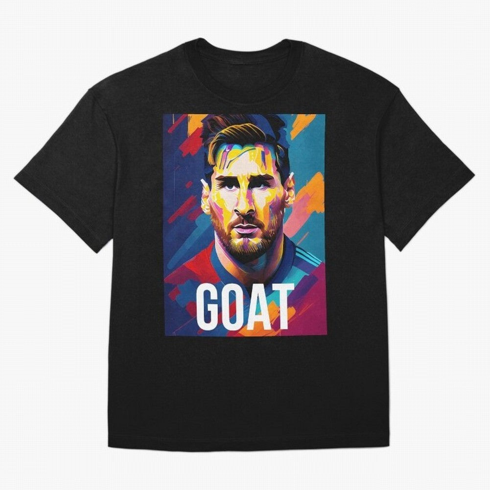 Messi Pop Art Portrait Classic T-Shirt Messi Argentina Football Jersey, Nike Football Tee, World Cup 2026, Adidas Soccer Shirt, Jordan Fan Top, Neymar France Watch Party