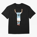 Messi Pop Art Portrait Classic T-Shirt FIFA World Cup 2026 Argentina Kane Jersey, Nike Match Day Shirt, Messi England Fans, Adidas Supporter Tee, Jordan Soccer Fan Top, Vinicius Australia Trophy Race
