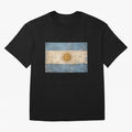 Vintage Argentina Flag Soccer Fan Design Classic T-Shirt Join The Countdown To FIFA World Cup 2026 For Fans Of Fan Jersey, Nike Football Tee, Portugal Supporter Shirt, Adidas Soccer Shirt, Cristiano Ronaldo Jordan Fan Top, Rodri Sweden Stadium Chant