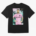 Messi Pop Art Portrait T-Shirt Honor The FIFA World Cup 2026 USA Canada Mexico Journey, Adidas Match Day Jersey For Match Day, Jordan Football Shirt For Messi Fans, Nike Soccer Fan Top, Vinicius Spain Football Fans