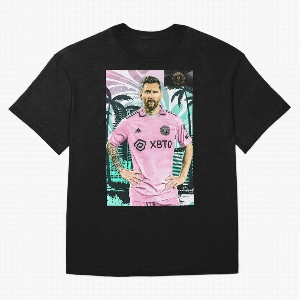 Messi Pop Art Portrait T-Shirt Honor The FIFA World Cup 2026 USA Canada Mexico Journey, Adidas Match Day Jersey For Match Day, Jordan Football Shirt For Messi Fans, Nike Soccer Fan Top, Vinicius Spain Football Fans