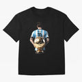 Soccer football lionel messi Barcellona Argentina illustration T-Shirt FIFA World Cup 2026 Argentina Griezmann Jersey, Nike Match Day Shirt, Mbappe Germany Fans, Adidas Supporter Tee, Jordan Soccer Fan Top, Musiala Australia Trophy Race