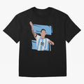 Messi Singing with Crowd World Cup 2022 T-Shirt Argentina Messi World Cup 2026 Jersey, Nike Football Tee, Match Day, Adidas Soccer Shirt, Jordan Fan Top, Mbappe Senegal Group Stage