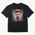 Lionel Messi Portrait Vector Art Classic T-Shirt Relive The Noise And Pride Of The FIFA World Cup 2026 USA Fan Jersey, Jordan Football Tee, Spain Supporter Shirt, Adidas Fan Shirt, Neymar Nike Supporter Top, Neymar Brazil Fan Club